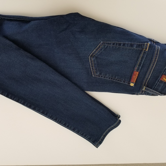 7 For All Mankind Womens Ankle Skinny Jeans - 25 - Picture 2 of 4